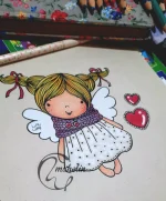 تابلو نقاشی فانتزی نیلا