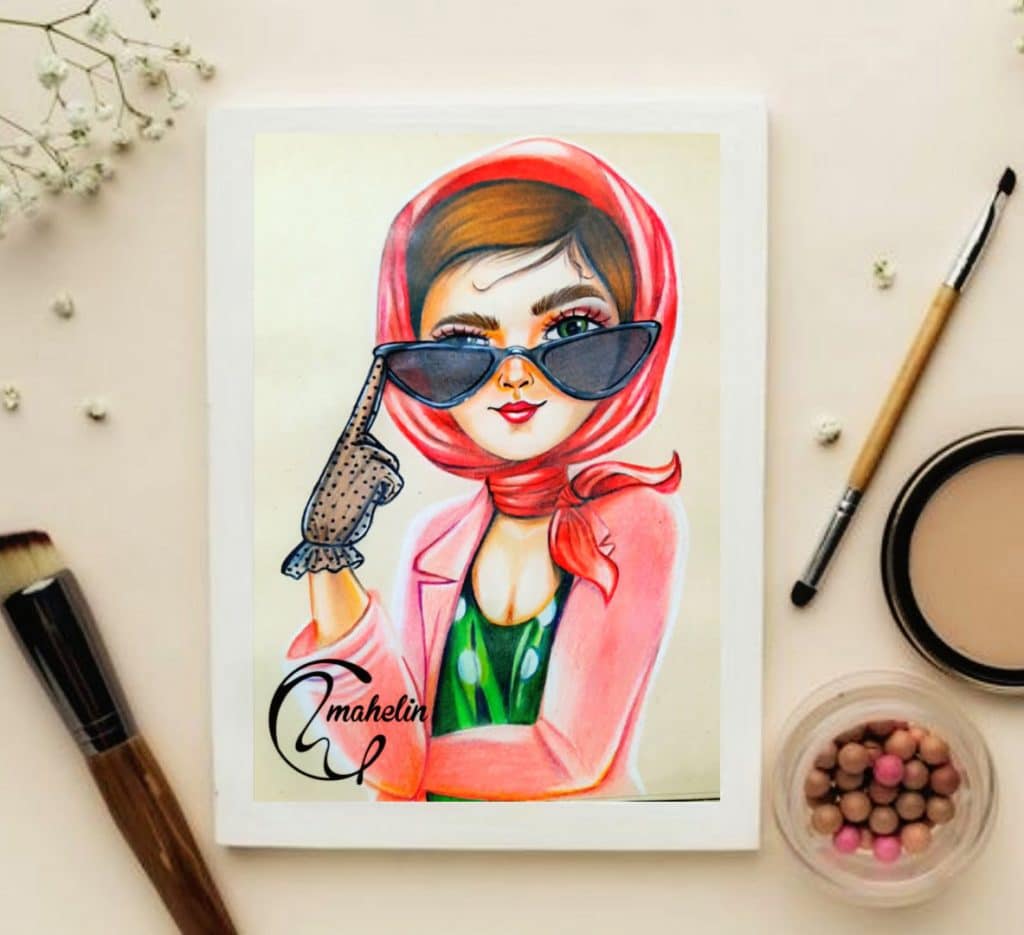 نقاشی فانتزی لنا