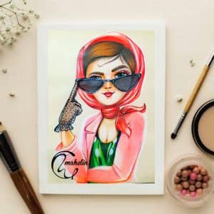 نقاشی فانتزی لنا